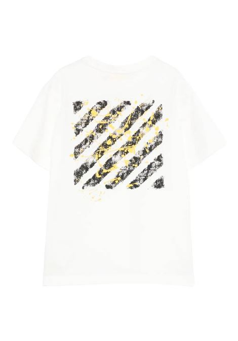 T-shirt con logo OFF WHITE KIDS | OBAA002F25JER00A0118